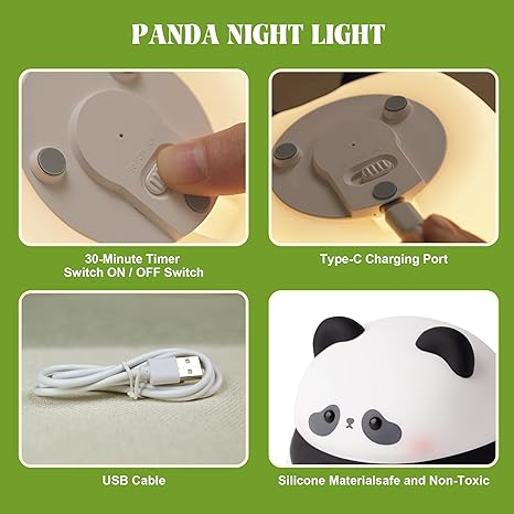 YuanDian Portable Rechargeable Night Light – USB Dimmable Lamp for Breastfeeding, Teens &; Bedroom (Australia)