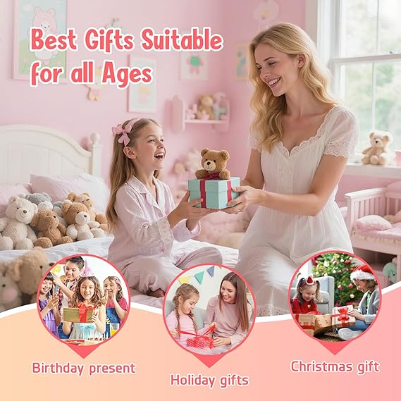 Magic Dancing Octopus Toy with LED Lights & Music - Smart Tentacle Explorer Automatic Obstacle Avoidance,Crawling & Wiggling Robotic Pet for Kids & Tummy Time & Desk Decor Squid Toy (Pink)