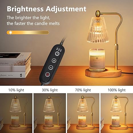 Seenlast Candle Warmer Lamp with Timer & Dimmer