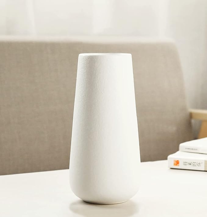 20CM Tall Matt Black Ceramic Vase – Minimalist Rustic Style for Flowers &amp; Pampas Grass (JUZAI) Product Specifications