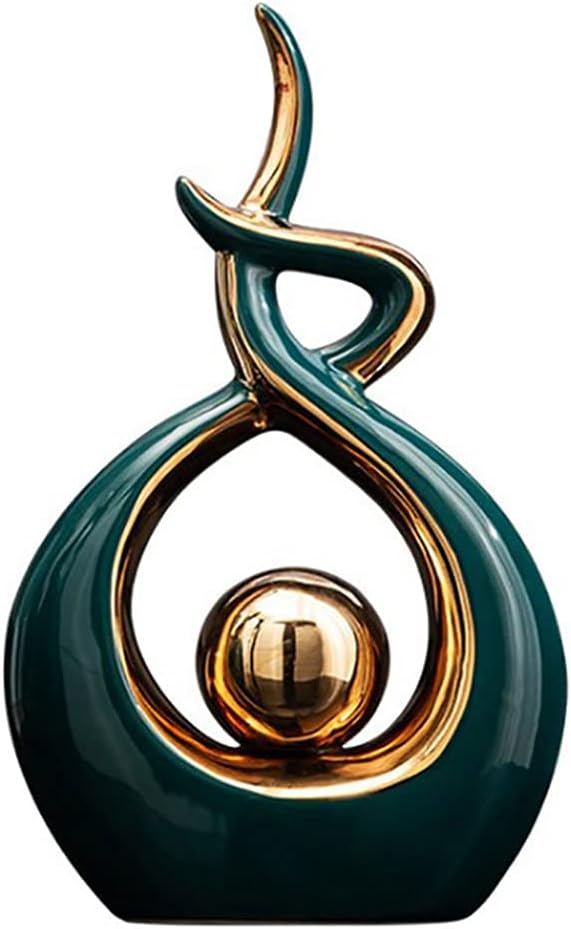 White and Silver Table Decoration for Living Room, Dining Room, and Office Centerpiece