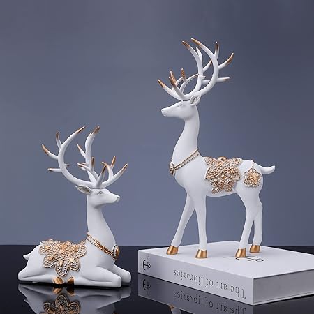 CECKQUE Blue Metal Bird Statue – Modern Art Deco Figurine for Living Room, Coffee Table, Bookshelf &amp; Office Home Decor