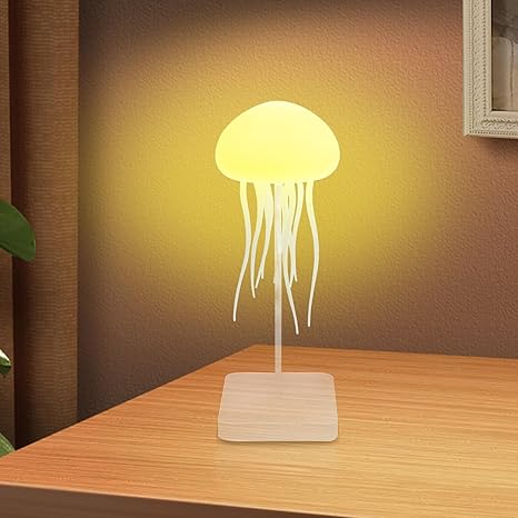 Jellyflow RGB Gradient Voice Control Jellyfish Lamp – Rechargeable with 9 Tentacles