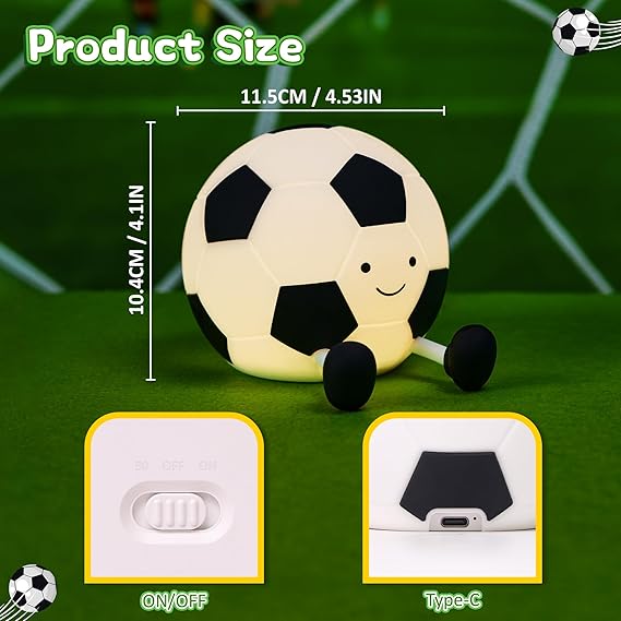 “soft dimmable silicone night lamp nursery australia”