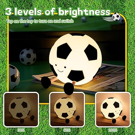 Attivolife Silicone Portable Rechargeable Night Light – Dimmable Soft Glow Lamp for Kids Bedroom, Nursery &; Travel (Australia)